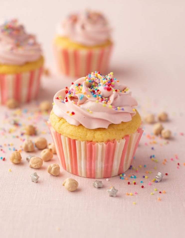 Lemony Chickpea Cupcakes Alberta Pulse Growers