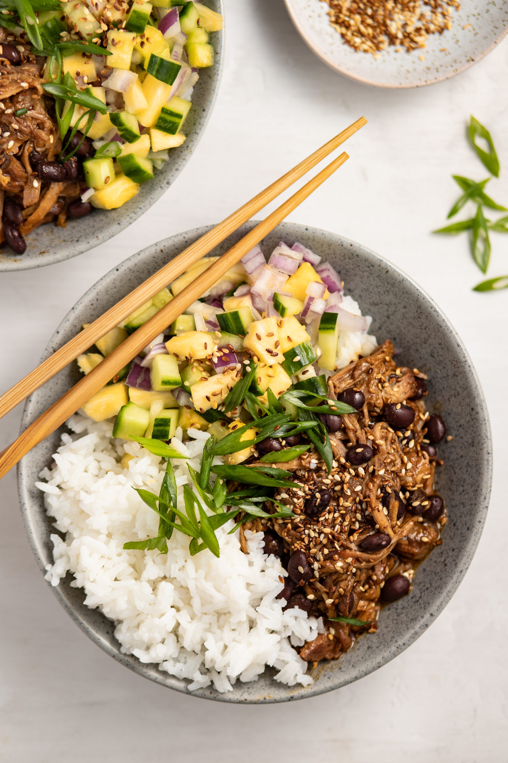 Sticky Pulled Pork with Black Beans - Alberta Pulse Growers