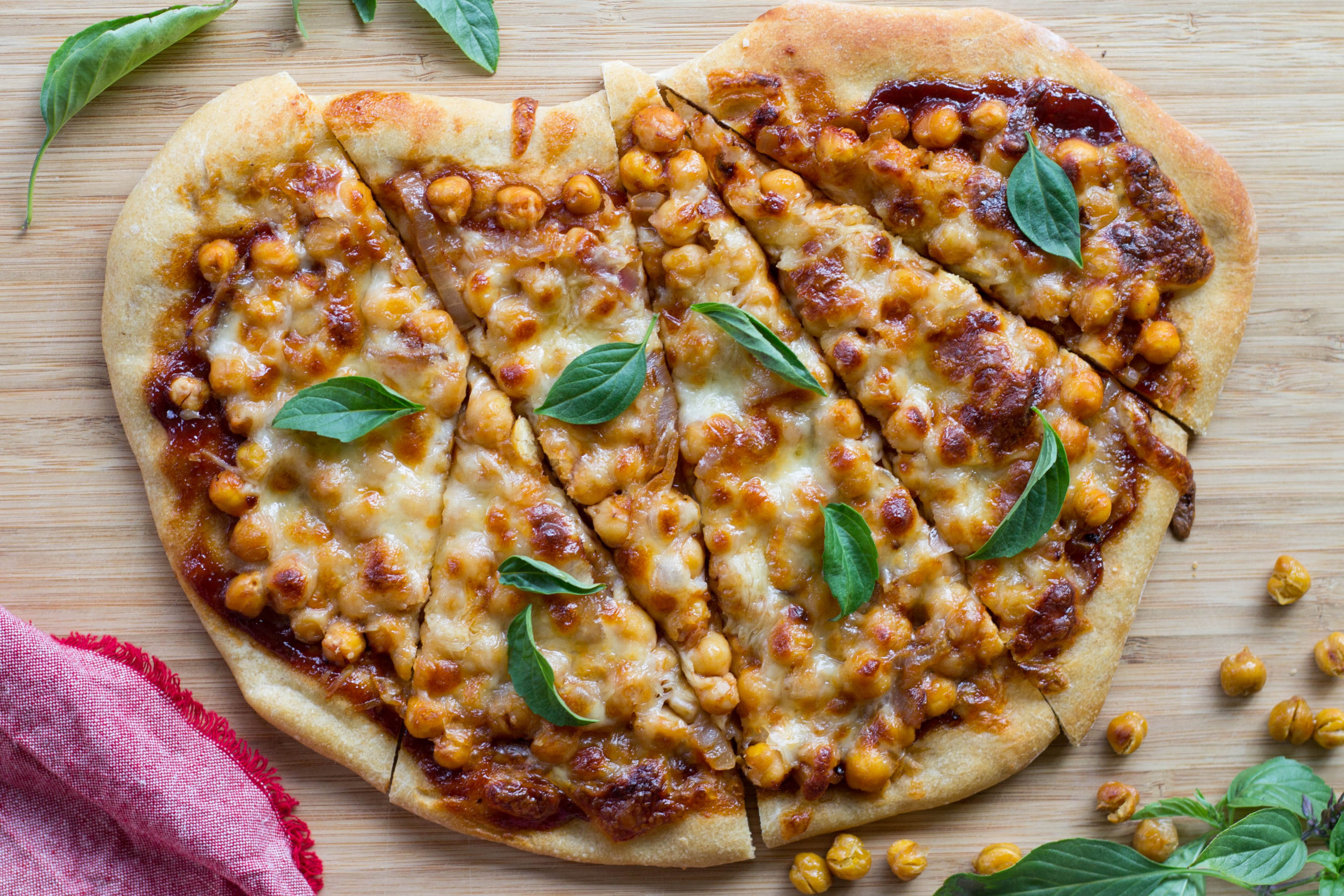 BBQ Chickpea Flatbread