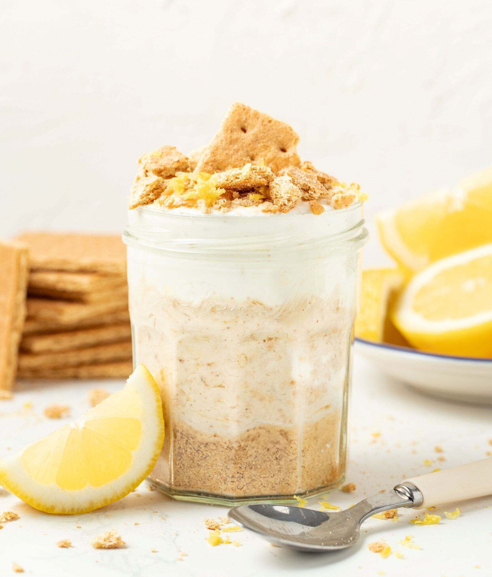 Lemon Cheesecake Overnight Oats - Alberta Pulse Growers