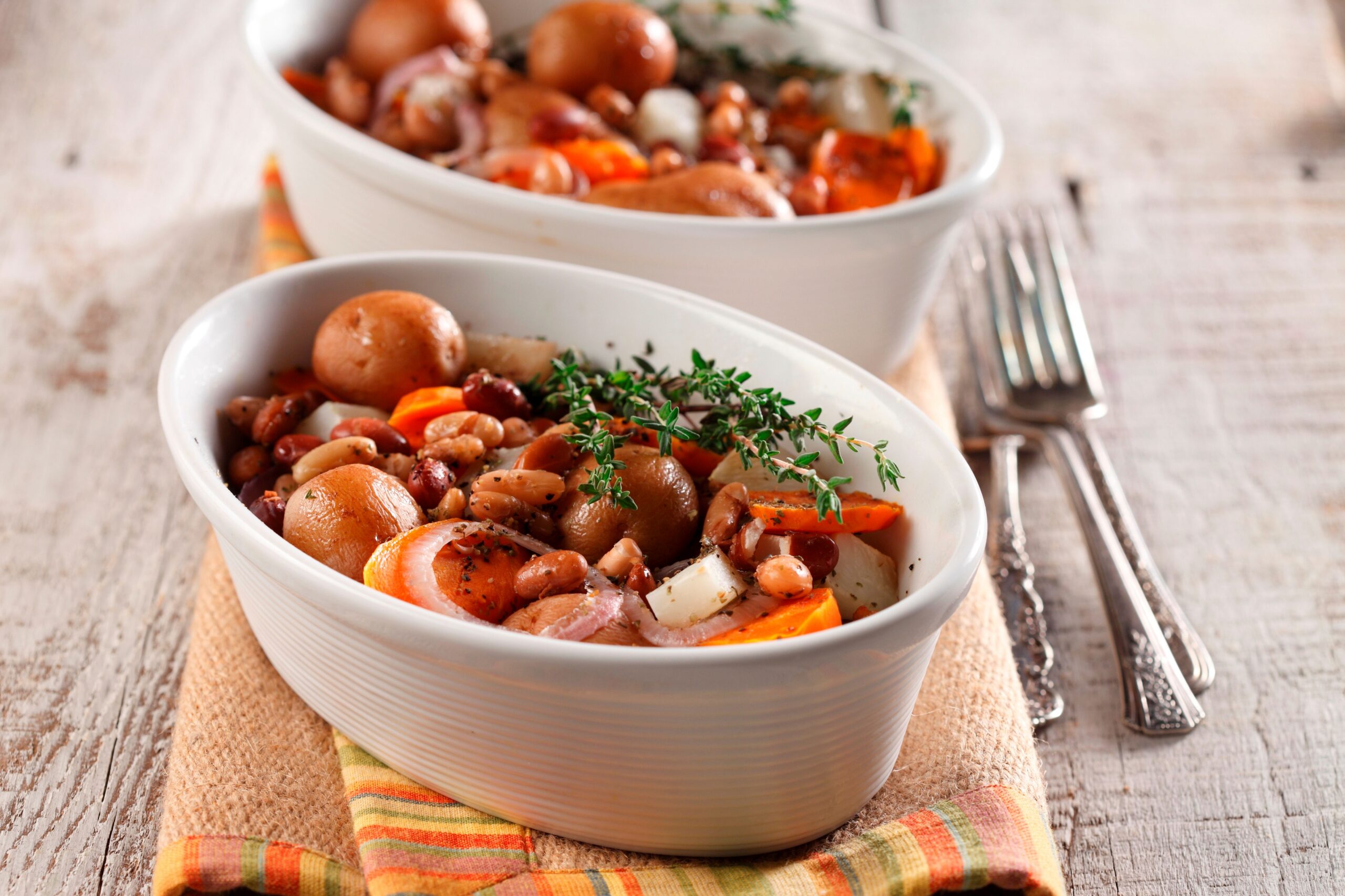 Mixed Bean & Veggie Casserole