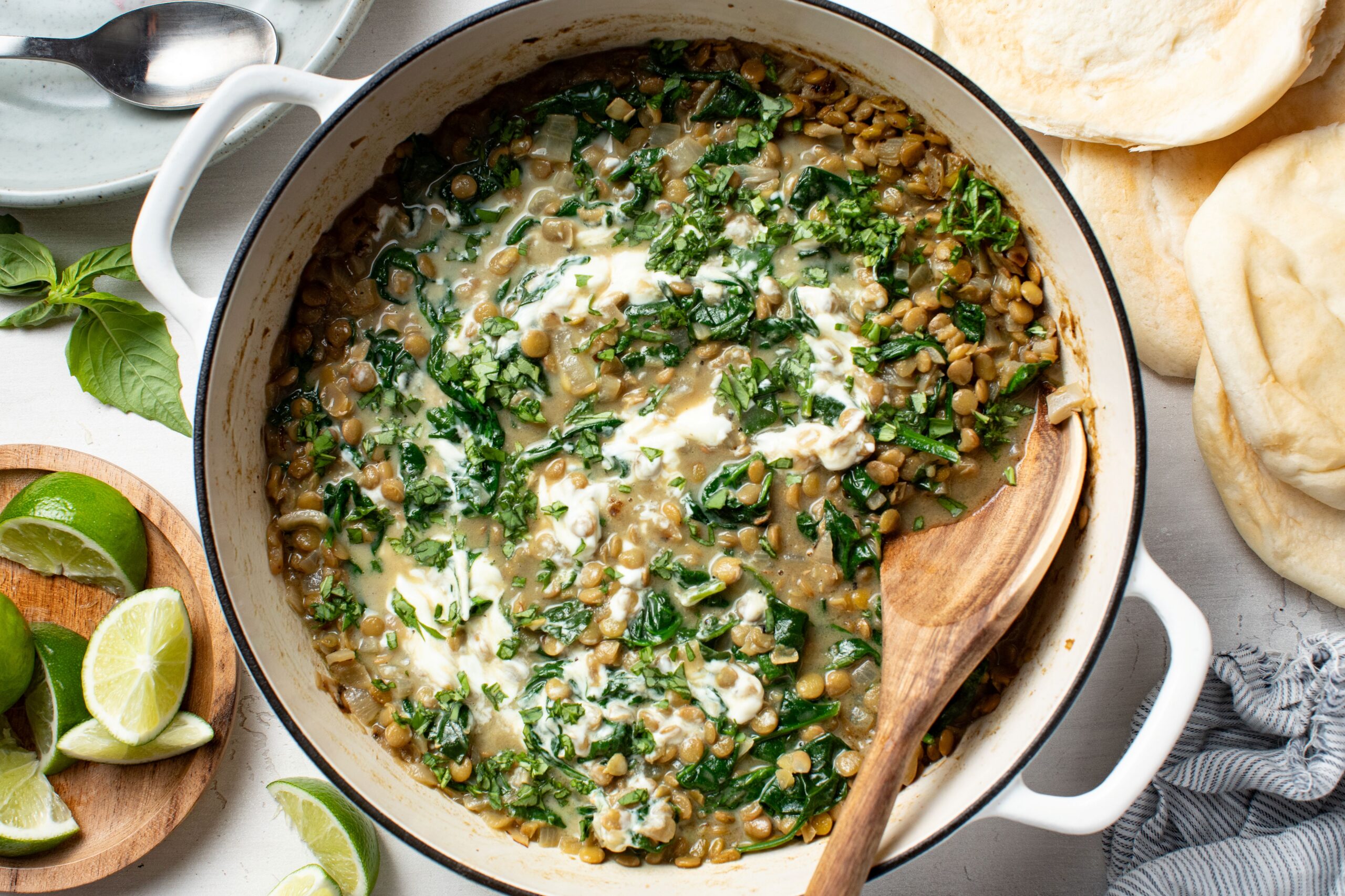 Lentil & Spinach Green Curry